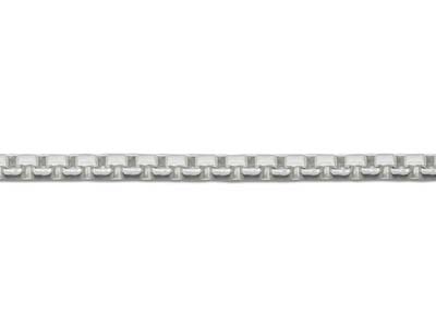 Catena Maglia Veneziana MM 1,6, Cm 45, In Argento 925 Con Trattamento Antiossidante - Immagine Standard - 3
