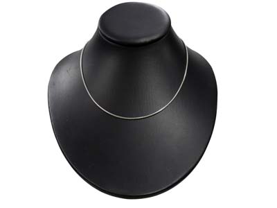Catena Maglia Veneziana MM 1,6, Cm 45, In Argento 925 Con Trattamento Antiossidante - Immagine Standard - 5
