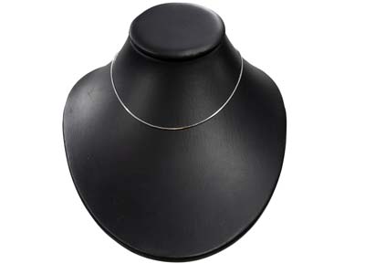 Catena A Specchio A Maglia Quadrata0,94 Mm, 40 Cm, Argento 925 Argento 925 - Immagine Standard - 5