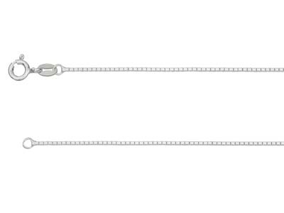 Catena A Specchio A Maglia Quadrata0,94 Mm, 45 Cm, Argento 925 Argento 925