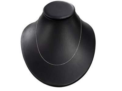 Catena A Palline Diamantate 1 Mm, 50 Cm, Argento 925 925 - Immagine Standard - 5