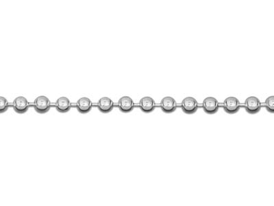 Catena A Palline 1,5 Mm, 40 Cm, Argento 925 - Immagine Standard - 3
