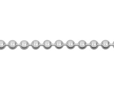 Catena A Palline Da 2 Mm, 45 Cm, Argento 925 - Immagine Standard - 3