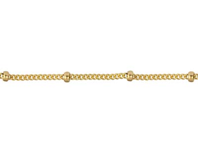 Catena Saturn Piena A Metro, 1 Mm, Oro Da 12 Ct - Immagine Standard - 1