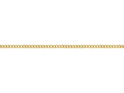 Catena A Maglia Gourmette 1,50 Mm, Gold Filled