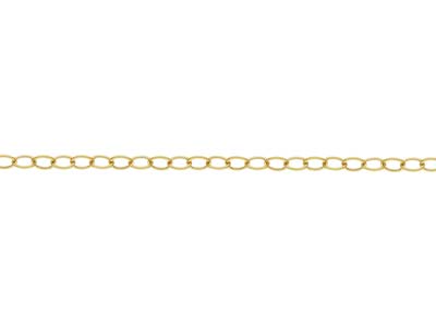 Catena A Maglia Forzat 2,20 Mm, Gold Filled