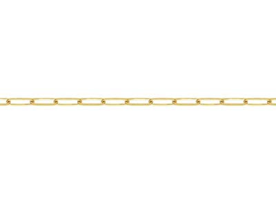 Catena A Maglie Piatte Rettangolarida 2 Mm, Gold Filled