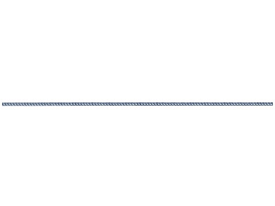 Catena A Maglia Cavo 1 Mm, Argento 925