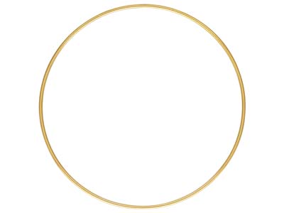 Bracciale Bangle 1,30 Mm, 63 Mm, Oro Laminato