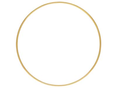 Bracciale Rigido Impilabile Spirale In Oro Pieno 1,3 MM - Immagine Standard - 1