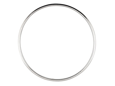 Bracciale Rigido 5,4 Mm, 65 Mm, Argento 925 - Immagine Standard - 2