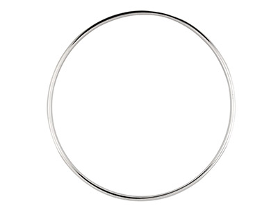 Bracciale Rigido 3,5 Mm, 65 Mm, Argento 925 - Immagine Standard - 2