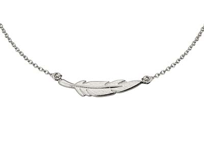 Braccialetto In Argento Sterling Con Piume - Immagine Standard - 2