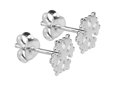Orecchini Fiocco Di Neve, Argento 925 - Immagine Standard - 2
