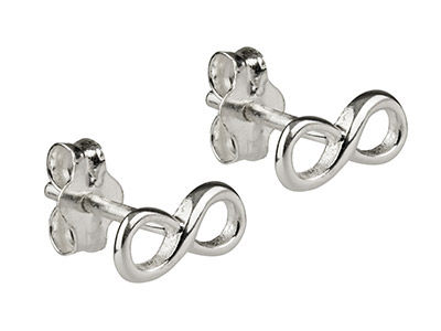 Orecchini Infinity, Argento 925 - Immagine Standard - 2