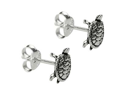Orecchini Tartaruga, Argento 925 - Immagine Standard - 2