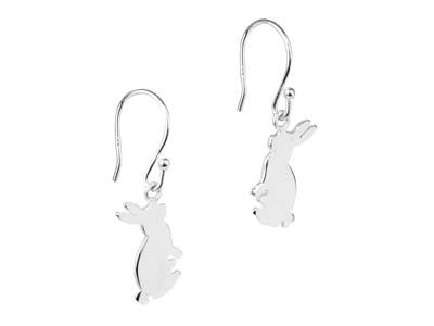 Orecchini Coniglio, Argento 925 - Immagine Standard - 2