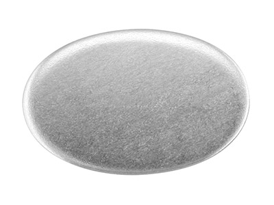 Semilavorato Ovale Molto Morbido, Kc8208, 1,5 Mm, 19 X 12,5 Mm, Argento 925, 100% Argento Riciclato - Immagine Standard - 1