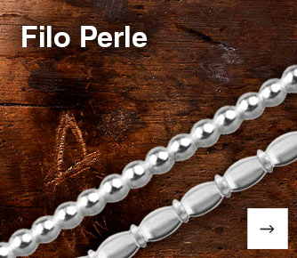 Filo perle argento