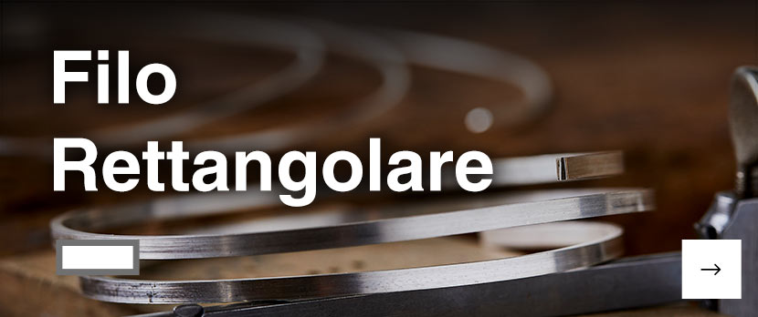 Filo rettangolare argento
